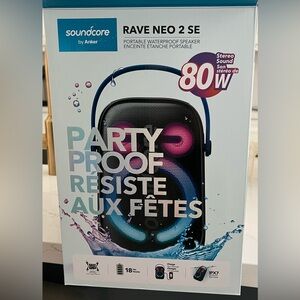 Anker Soundcore 
Rave Neo 2 SE
Waterproof Speaker